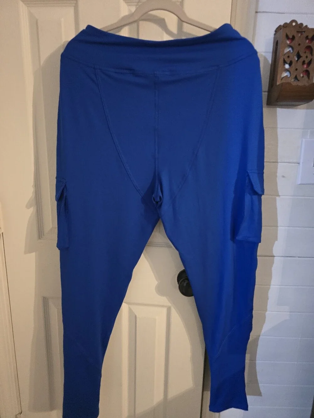 Women’s Blue Cargo Jogger Pants